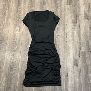 Fitted Black Maternity Dress